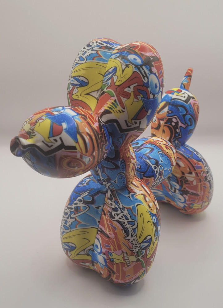 Ballonhund multifarvet