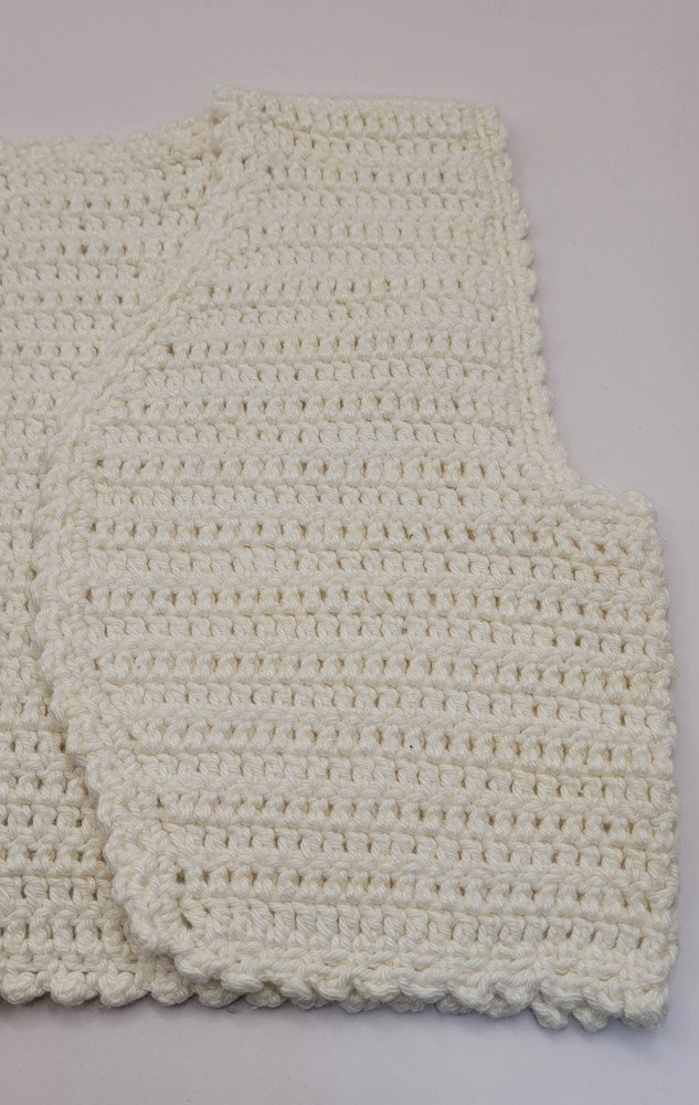 Bolero til børn 2-3år, hvid 