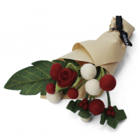 Buket med filtede blomster, Sarala