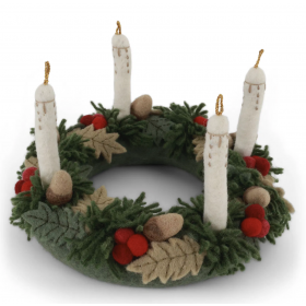 Filtet adventskrans