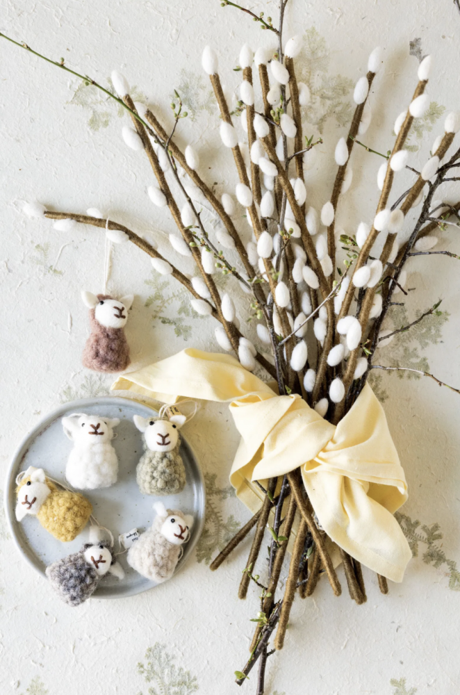 Filtet får til ophæng, beige