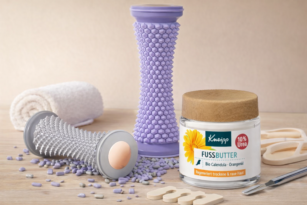 Fodpleje sæt, lilla 