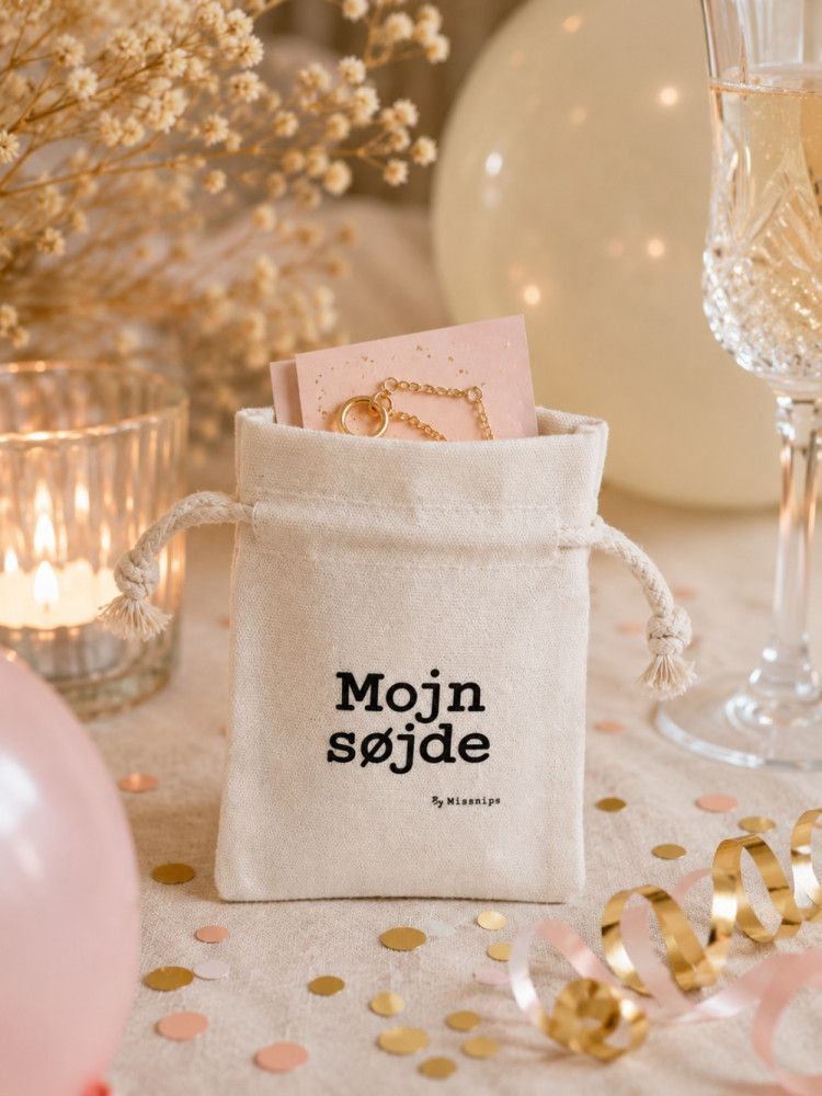 Gavepose med tekst