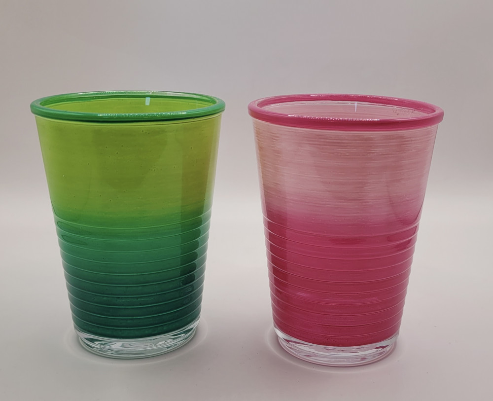 Glas i grøn