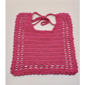 Hagesmæk med mønster, pink
