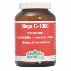 Healthcare Mega C-vitamin 1000 mg. 100 stk.