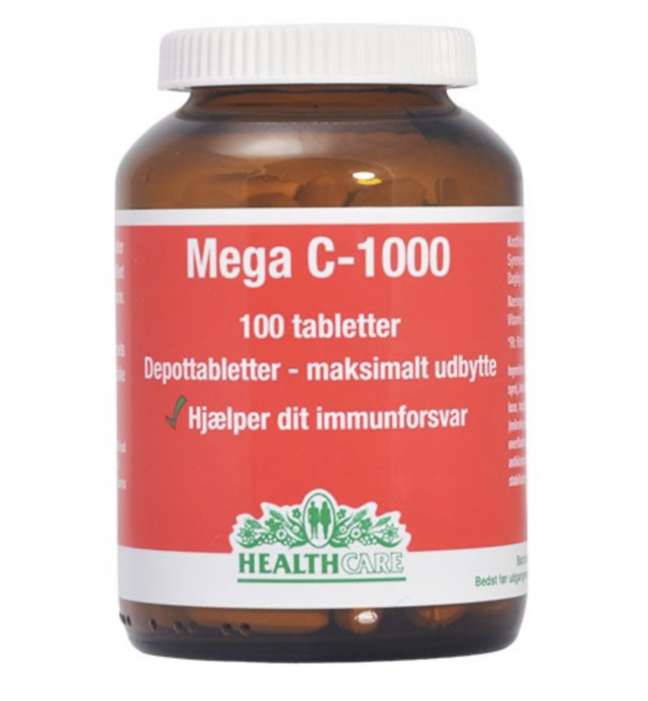 Healthcare Mega C-vitamin 1000 mg. 100 stk.