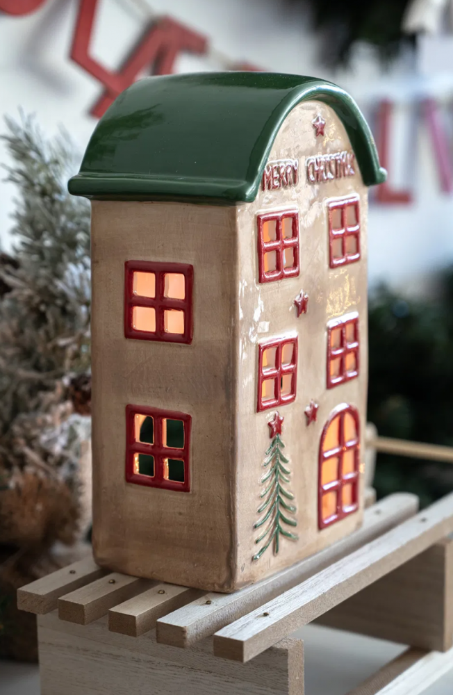 Julehus til fyrfadslys