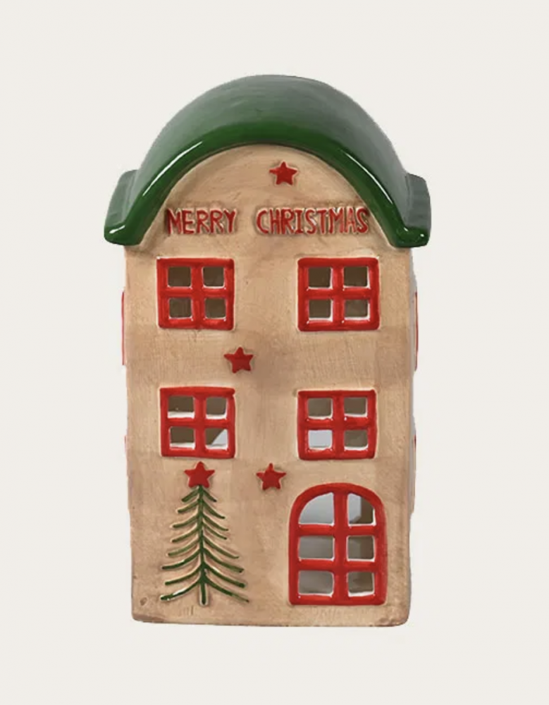 Julehus til fyrfadslys