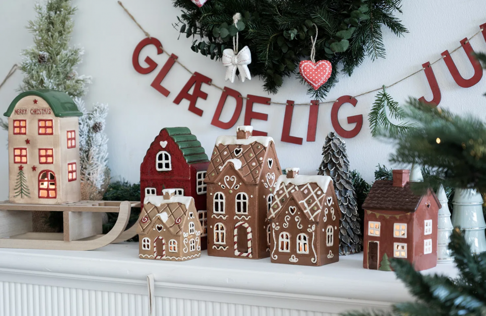 Julehus til fyrfadslys