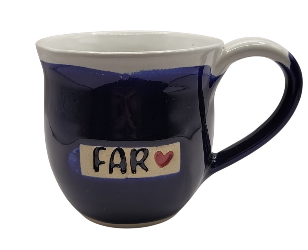 Krus i keramik "Far"