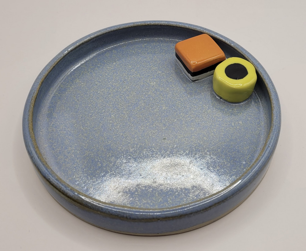 Lakridskonfekt mini fad, blå