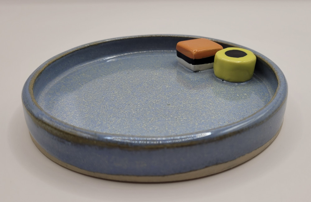 Lakridskonfekt mini fad, blå