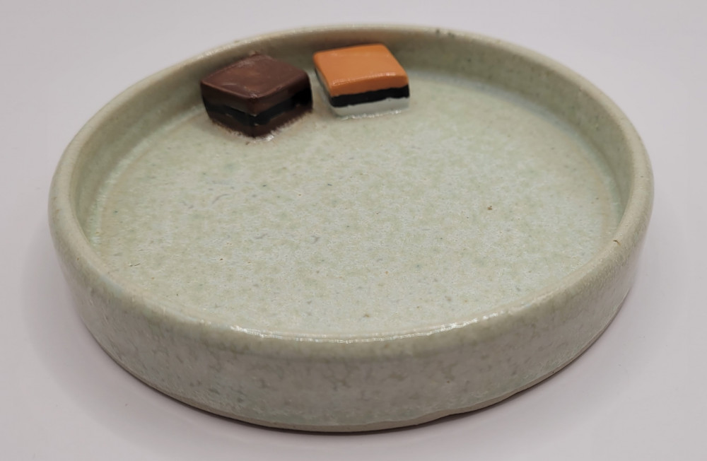 Lakridskonfekt mini fad, lysgrøn