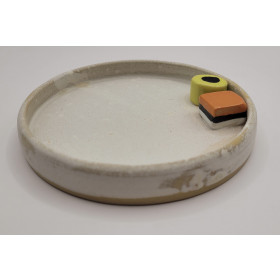 Lakridskonfekt mini fad, råhvid og mat