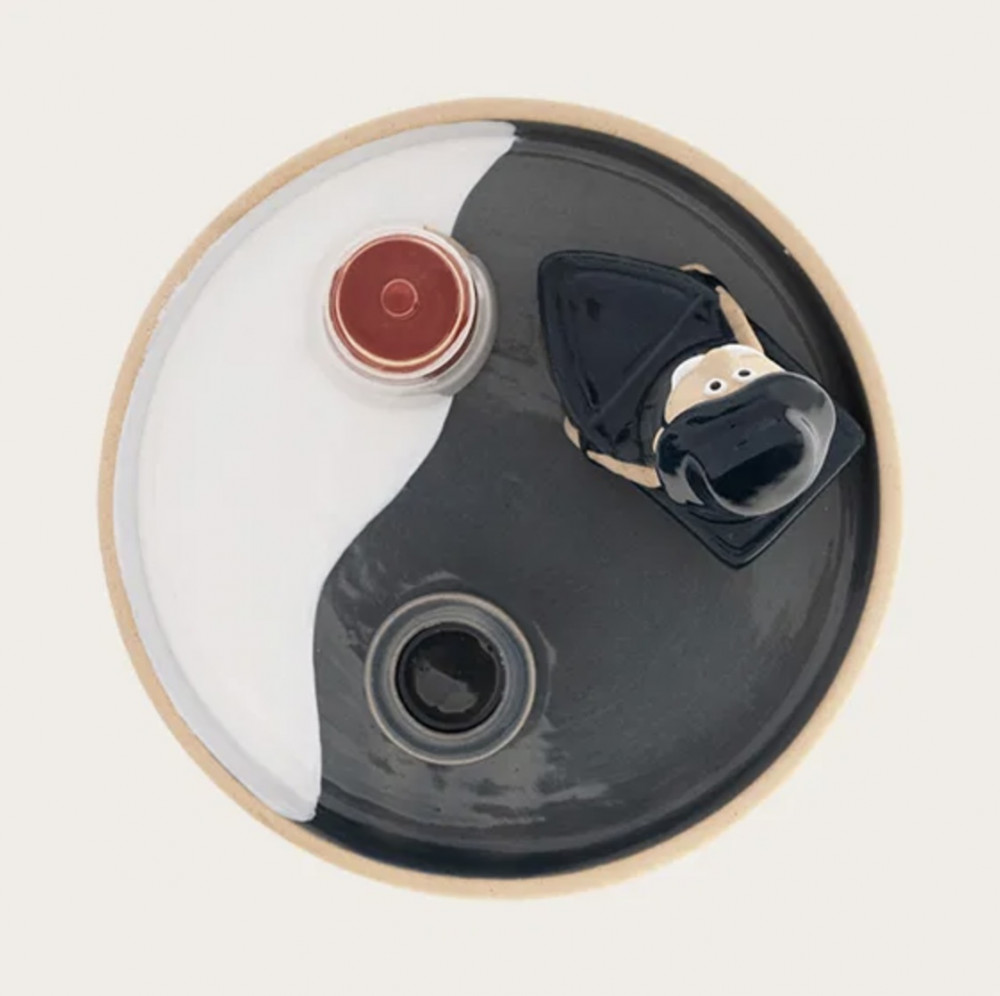 Lysestage med fisker. KOMMER TIL AUG 26