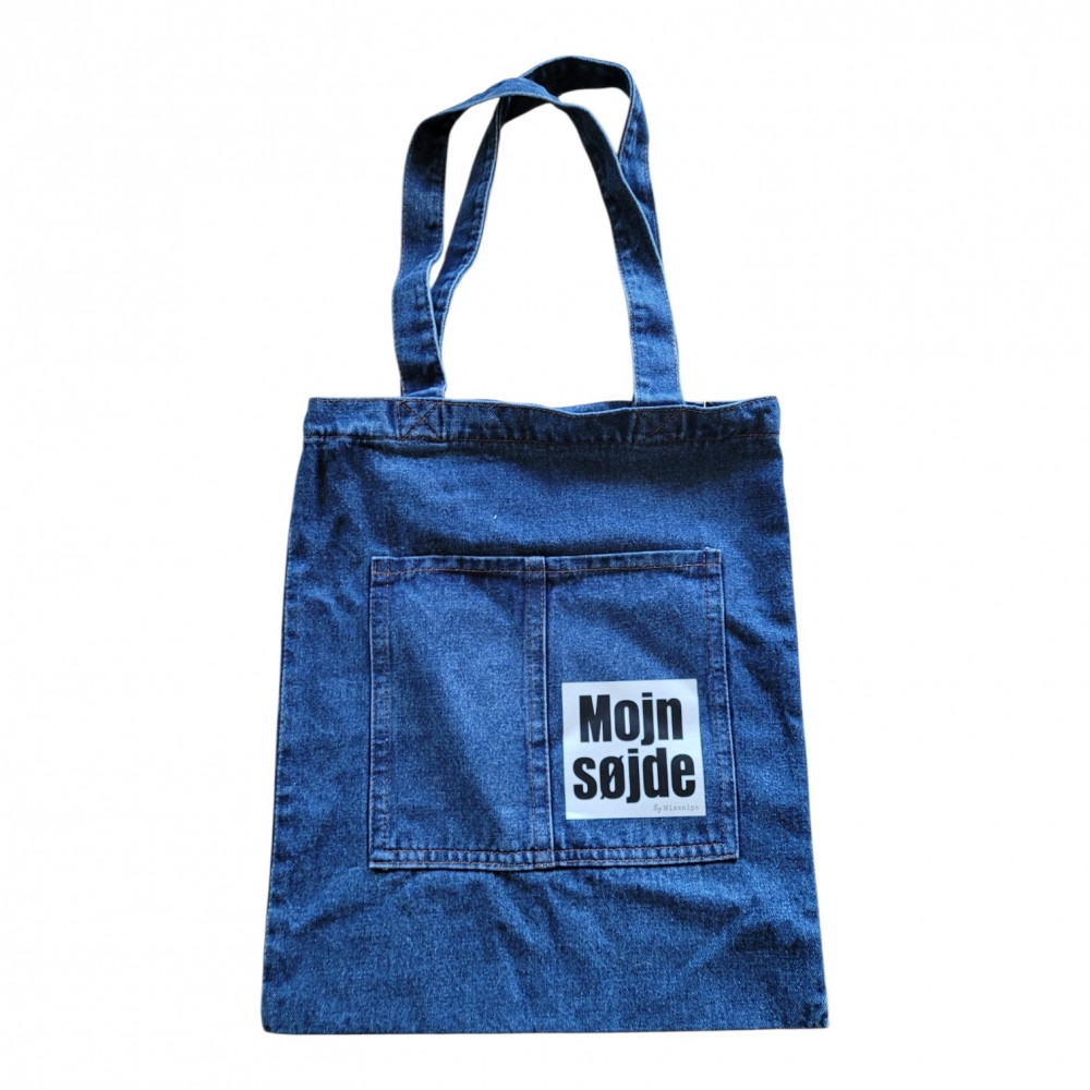 Mulepose i blød denim – Mojn Søjde