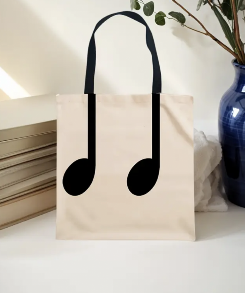 Mulepose i stof med node