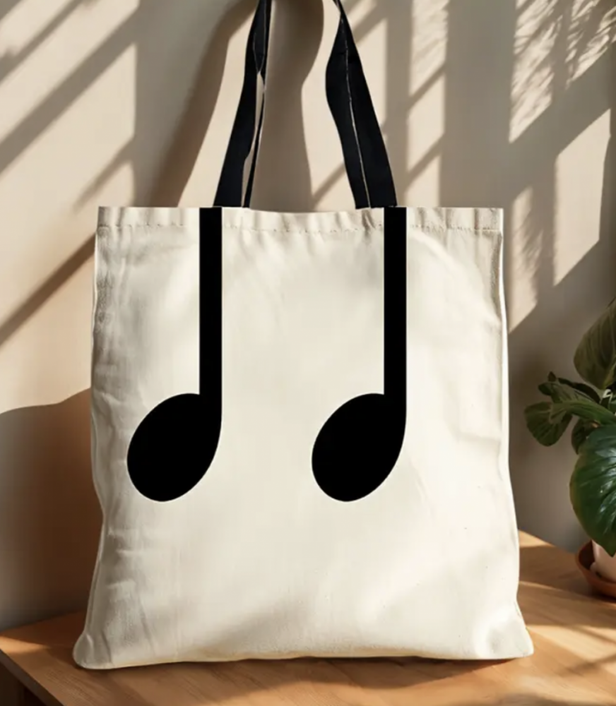 Mulepose i stof med node