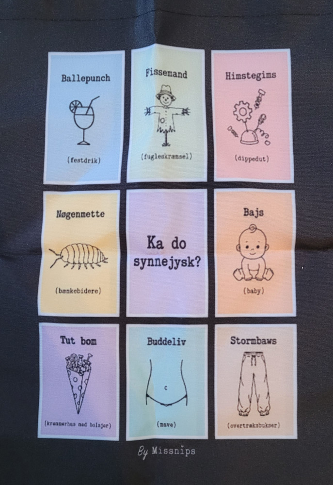 Mulepose, sort. "Ka do synnejysk"