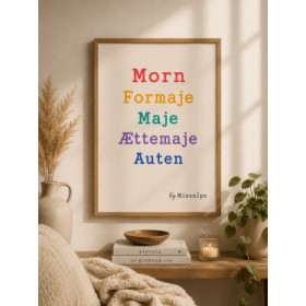 Plakat 30x40, Fra morn til auten