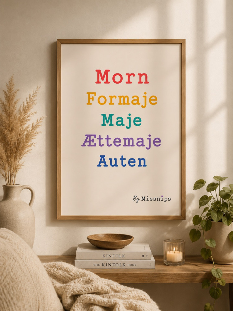 Plakat 30x40, Fra morn til auten