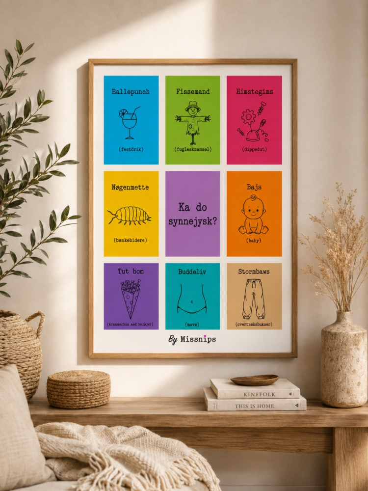 Plakat 30x40cm. Ka do synnejysk. multicolor