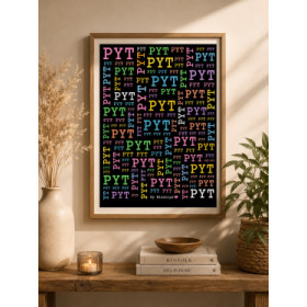 Plakat 30x40cm, PYT multicolor