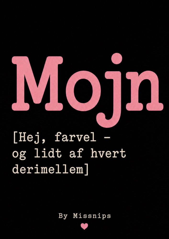 Plakat i A4. Mojn