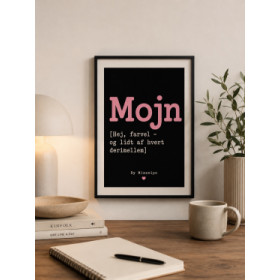 Plakat i A4. Mojn