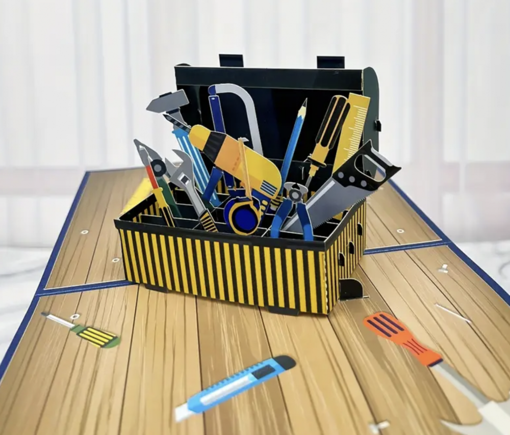 Pop-up kort værktøjskasse