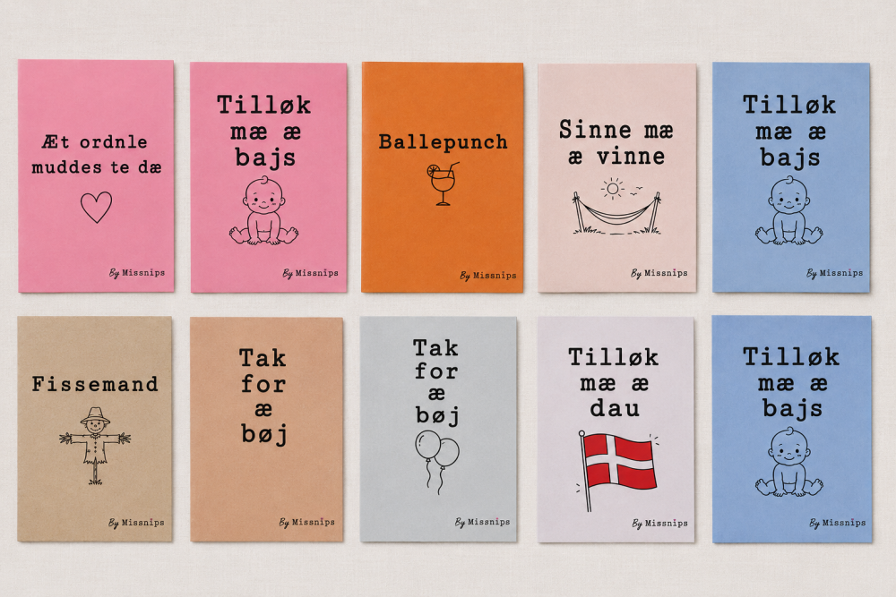 Postkort, Æt ordnle muttes te dæ
