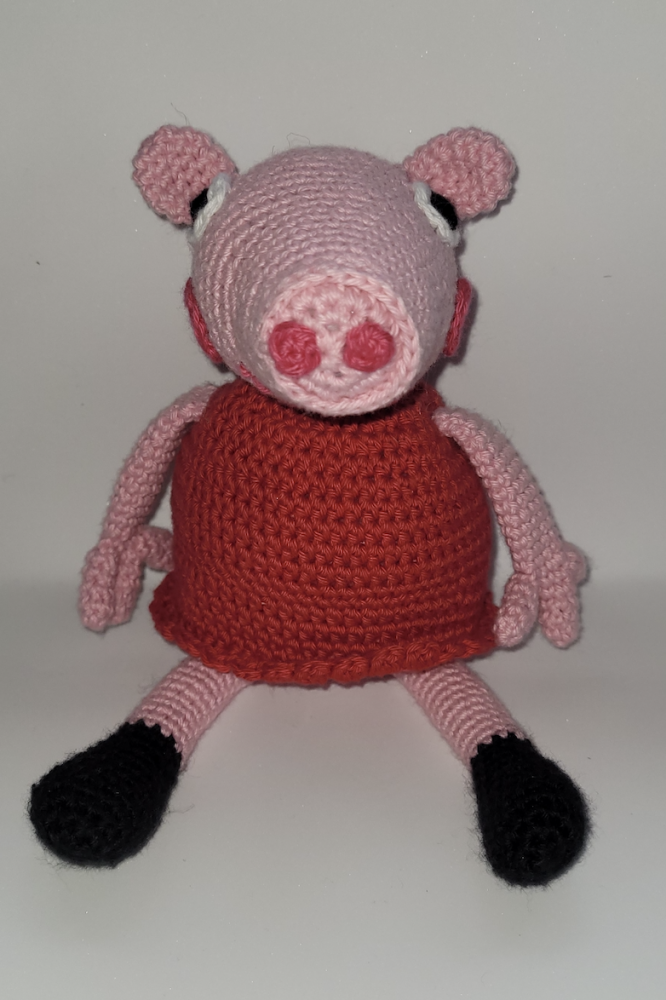 Strikket grisen Gurli