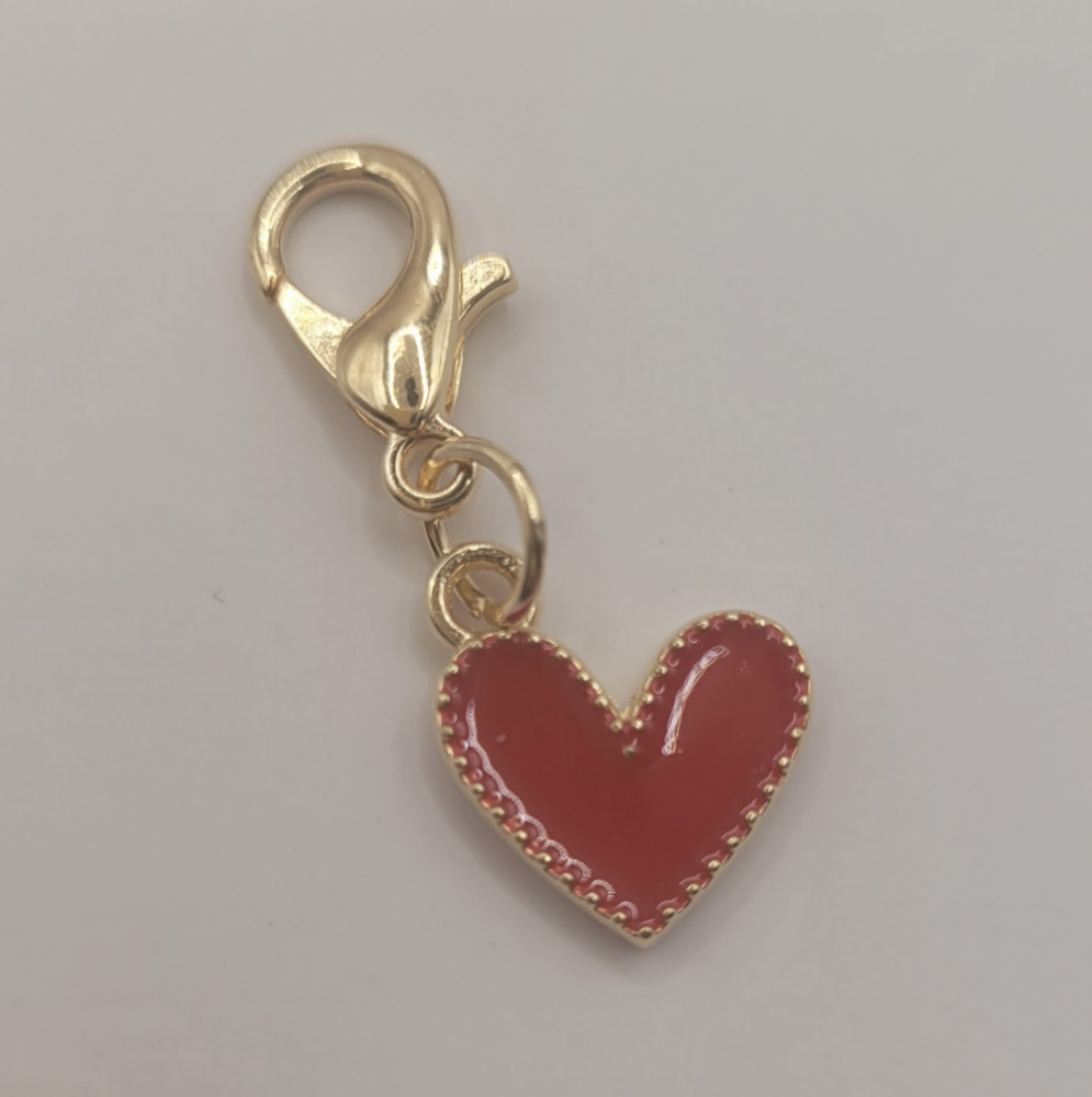 Takkegave med hjertevedhæng