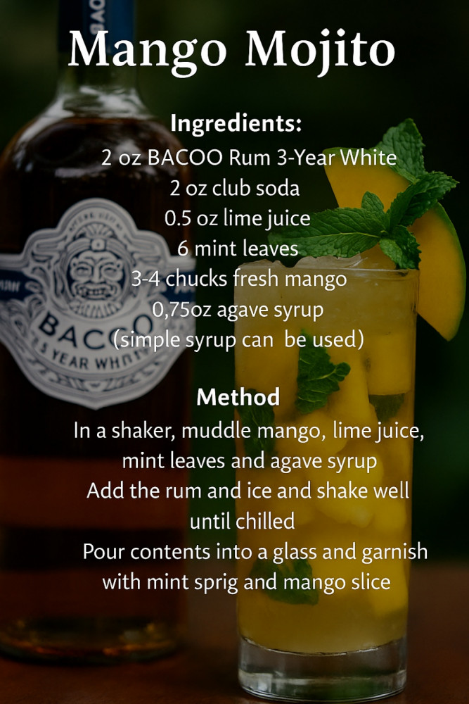 Bacoo 3YO White Rum