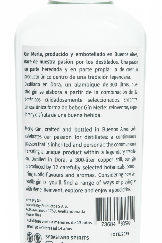 Merle Contemporary Buenos Aires Gin
