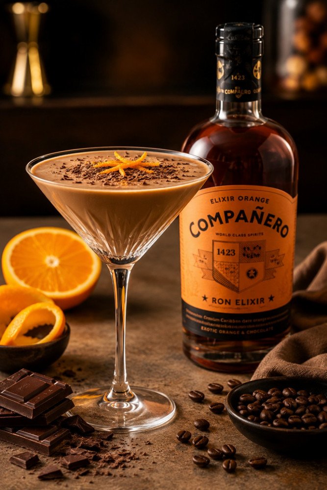 Orange Knas Martini med Compañero Elixir Orange