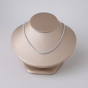 "Christine" – 18Kt tennis-collier, 3.0tcw