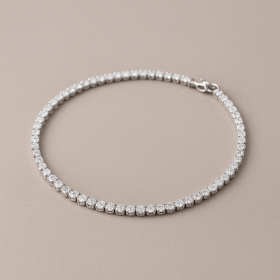 “Christine” – 18KT Tennisarmbånd, 1.24tcw