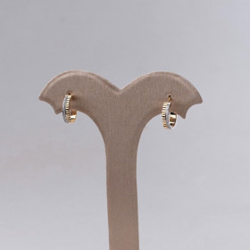 "Marina" – 18Kt semi-creol, 2x0.10tcw