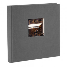 GOLDBUCH ALBUM grå 25X25CM