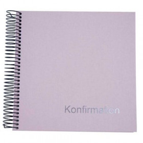 GOLDBUCH Fotoalbum Konfirmation SPIRAL 20X20CM Rose