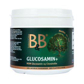 B&B Glucosamin+ fra 399,- kr.