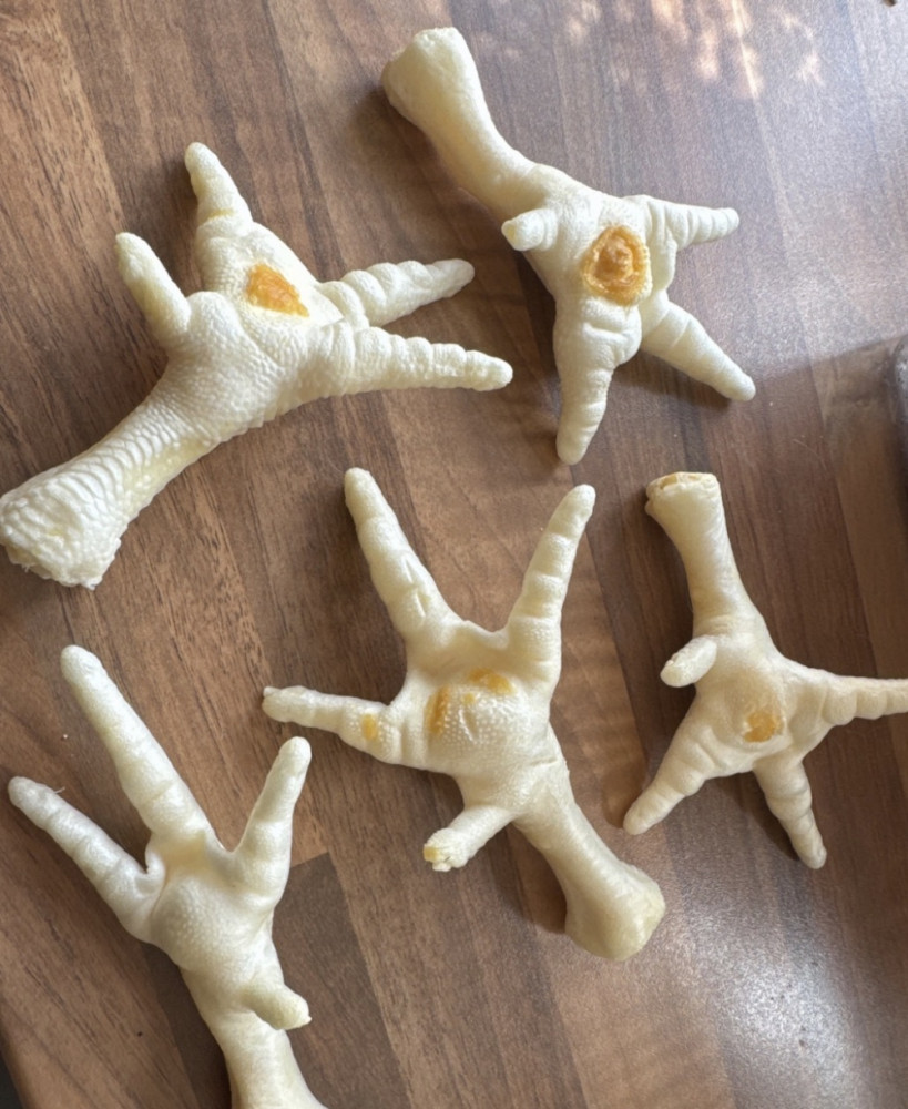 Puffede Hønsefødder 