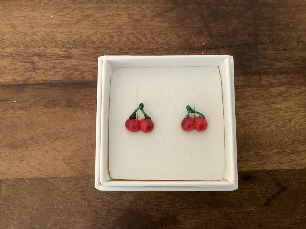 Øreringe, kirsebær