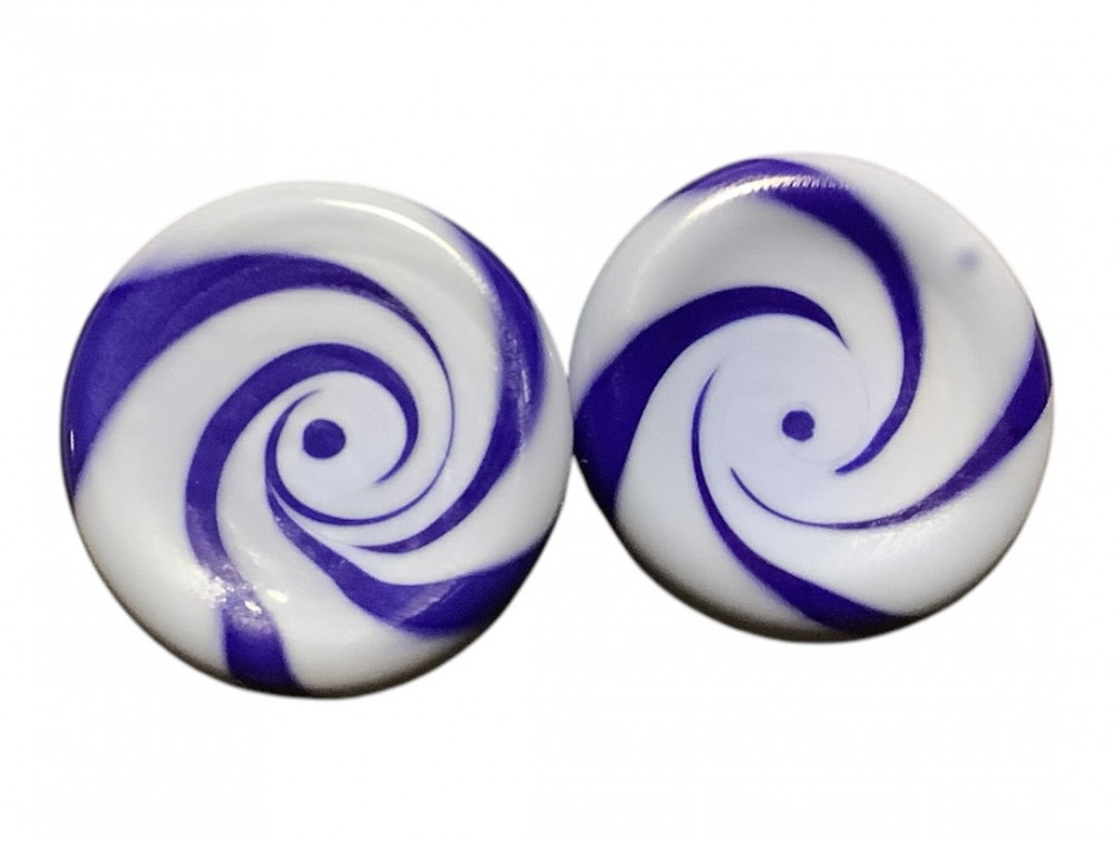 Osteknapper, blå, blå (4)