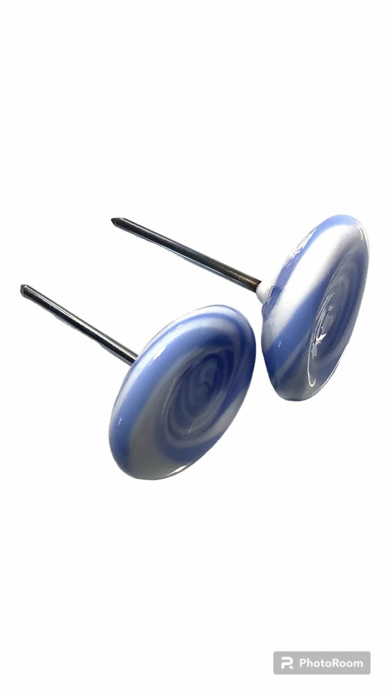 Osteknapper, blå/hvide