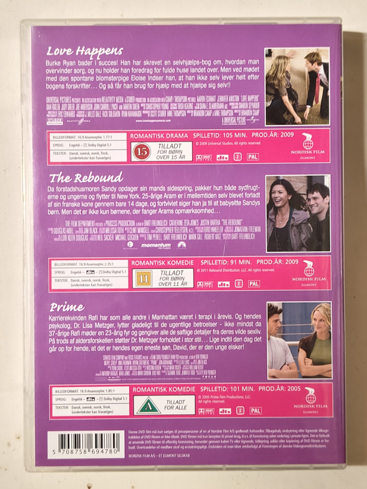 3 x Romantisk Movies