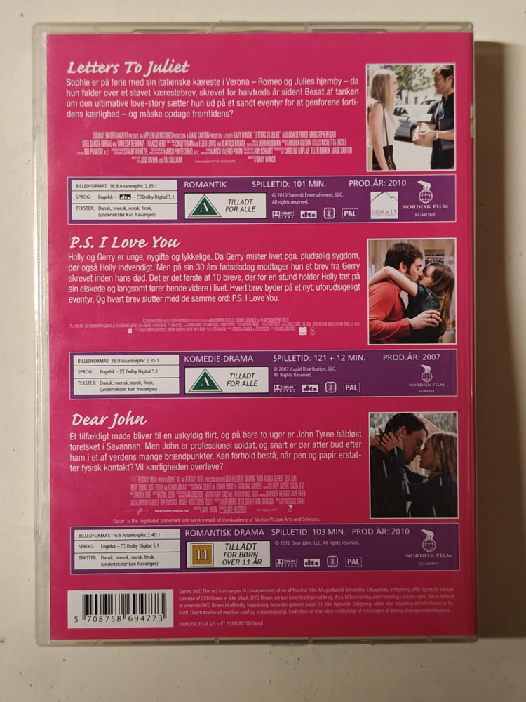 3 x Romantisk Movies