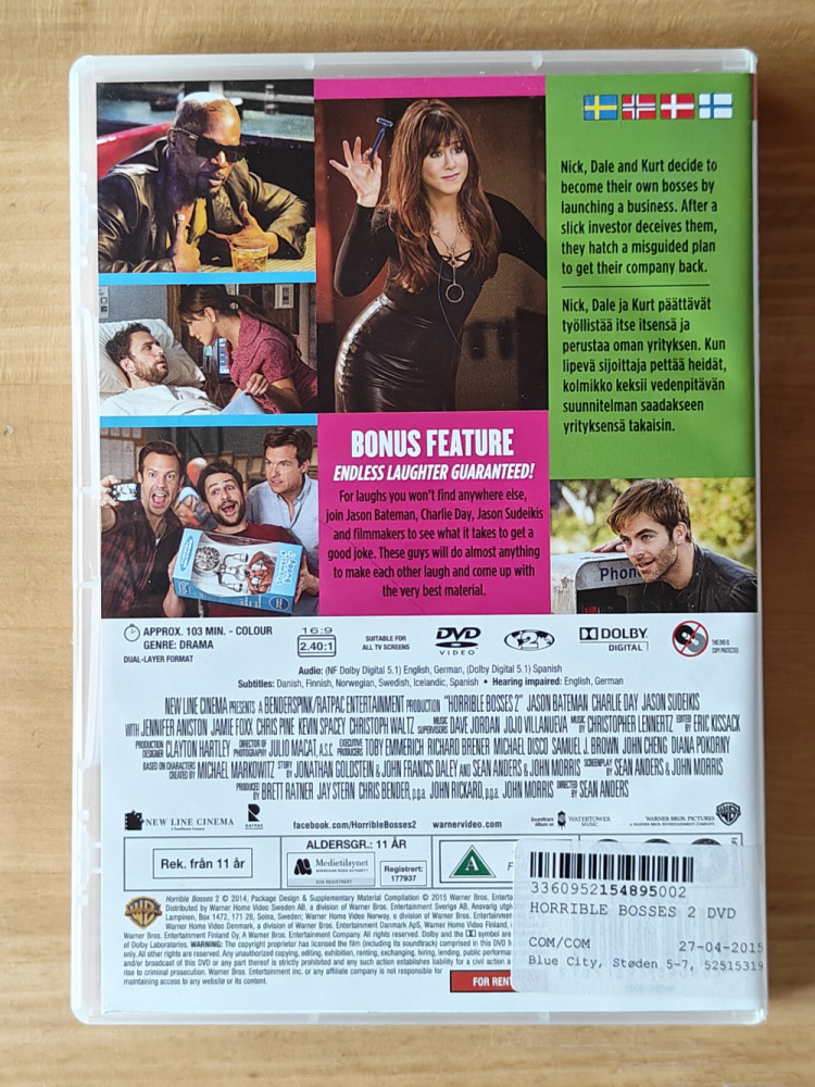 Horrible Bosses 2